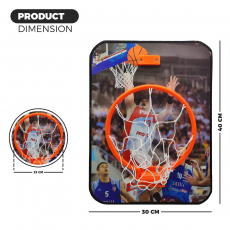 NHR Small Basket Ball kit Set with Ring for Kids